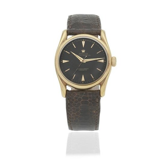 Rolex. An 18K gold automatic wristwatch Oyster Perpetual 'Bombay', Ref: 6090, Circa 1960