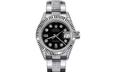 Rolex Diamond Datejust 31mm Womens Watch