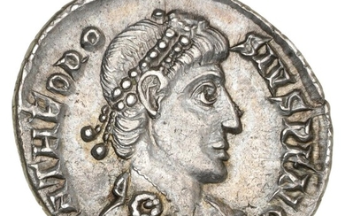 Roman Empire, Theodosius I, 379–395, Siliqua, Trier, CONCORDIA AVGGG / TRPS, 2.16...