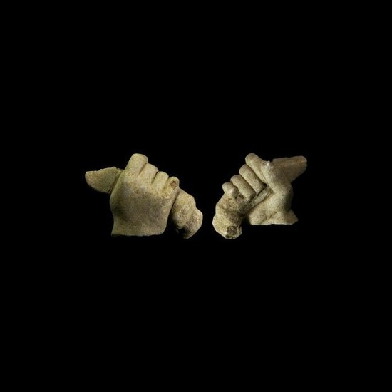 Roman Marble Hand Holding Bow