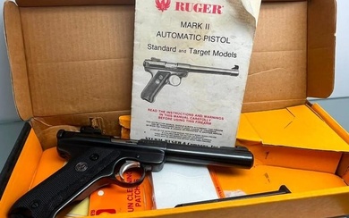 Ruger Mark 2 semi-auto target pistol .22 long rifle