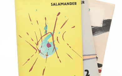 SALAMANDER 1955-1956 - THE MAGAZINE THAT INTRODUCED MODERNISM IN SWEDEN WITH ORIGINAL GRAPHICS.