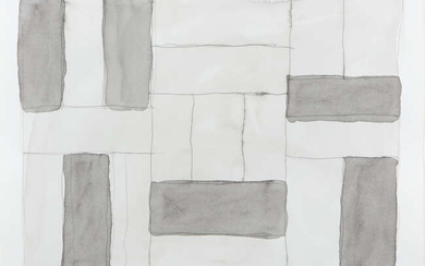 SEAN SCULLY (b.1945) 1.12.01 Watercolour on paper, 38...