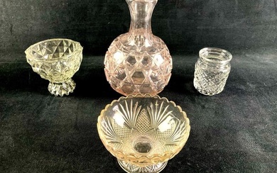 Set of (4) Assorted Glass Pieces