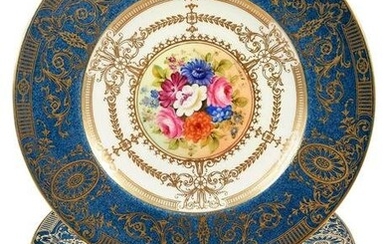 Set of Eleven Royal Worcester Porcelain Plates