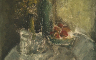 Shlomo Van Den Berg (1920-1982) - Still Life, Oil on Canvas.