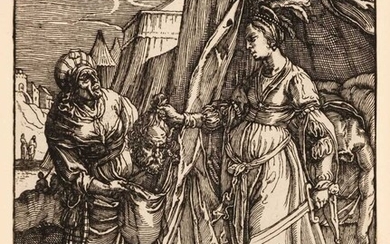 Sichem (Christoffel van, I) Judith with the Head of Holophernes, woodcut
