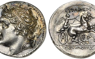 Sicily, Syracuse, 8 Litrai under tyrant Gelon II, ca. 218-214...