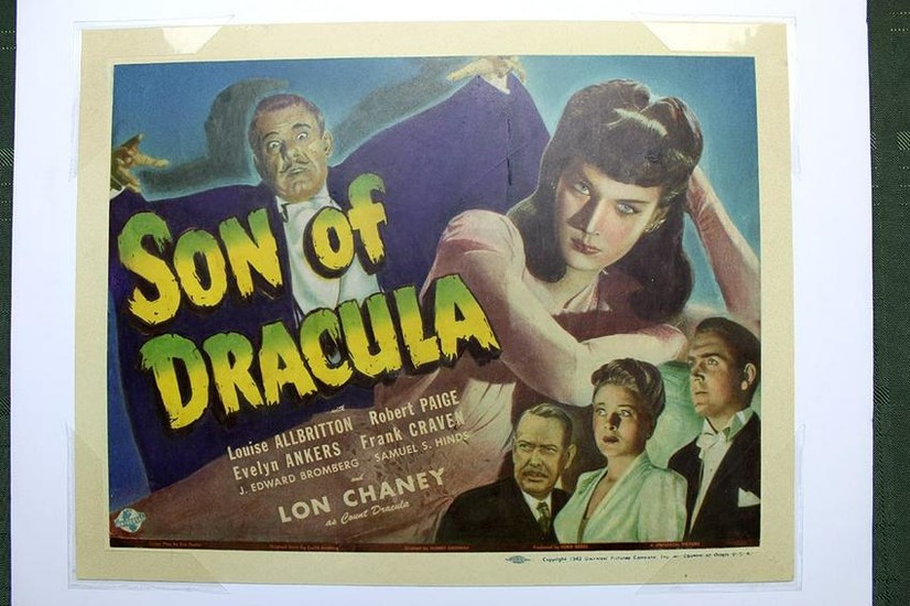Son Of Dracula (USA, 1943) Movie Title Card