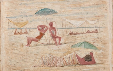 Spiaggia / Donne sulla spiaggia, Massimo Campigli