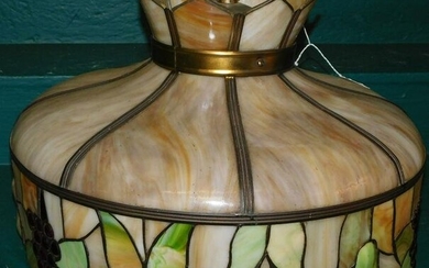 Stain Glass Light Fixture ( Multiple Cracks)