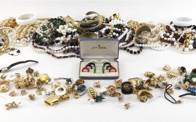 LARGE GROUP OF COSTUME JEWELRY Second Half of...