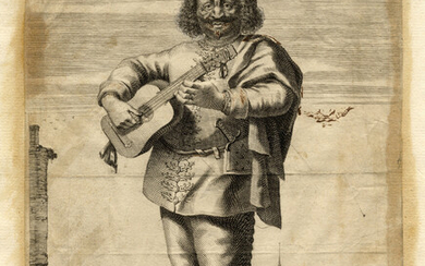 Stefano Della Bella (Firenze, 1610 - 1664), Carlo Cant detto Buffetto. Jean Couvay (Arles ca. 1605?Parigi 1663). 1645-1646.