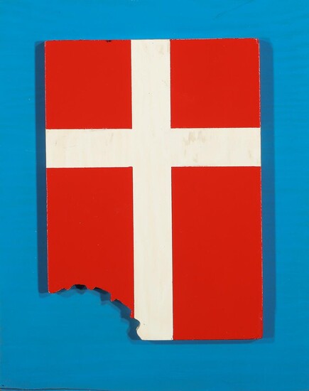 SOLD. Sven Dalsgaard: "Souvenir". Signed and dated Sven Dalsgaard, 1978. Oil on wood. 20 x 15.5 cm. – Bruun Rasmussen Auctioneers of Fine Art