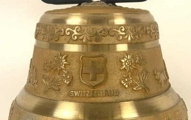 Swiss Cow Bell - Serge Huguenin 6 3/4"h x 7 3/4"