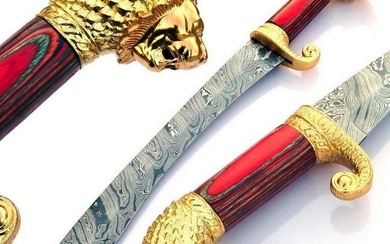 The SHEIKHS KUKRI Damascus Sword