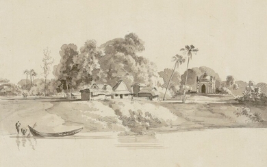 Thomas Daniell, R.A. (1749-1840) and others, A folio of Indian sketches