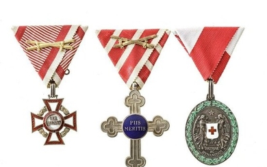 Three awards, 1900 - 1918