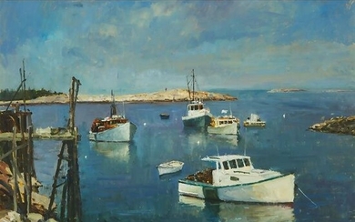 Todd Reiffers (b. 1948), MATINICUS HARBOUR (MAINE), signed