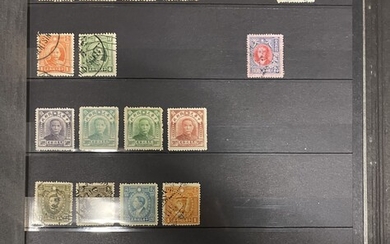 Un album de timbres de Bornéo à Chine dont quelques bonnes valeurs en Chine dont BF 12 (*)