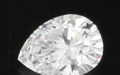 Unmounted 0.46 Carat Pear Cut Diamond