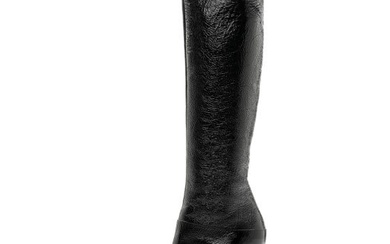 Valentino Garavani Crinkled Patent Knee