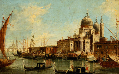 Venetian school of the XVIII century View of Santa Maria della Salute from the Grand Canal.