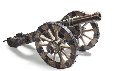 Very nice and large model of a princely cannon, model number
