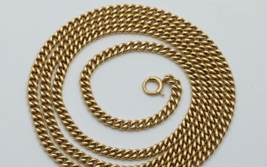 Vintage Tiffany & Co 18K Gold Curb Link Chain, 26.5”...