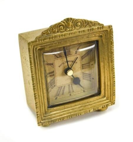 Vintage Timeworks Incorporated Brass Alarm Clock