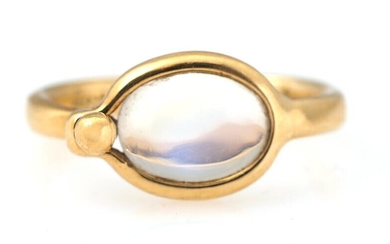 Vivianna Torun Bülow-Hübe (b. Sverige 1927, d. 2004) A “Savannah” moonstone ring...