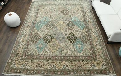 10x13 Vintage Turkish Oushak Carpet Handmade Wool Rug