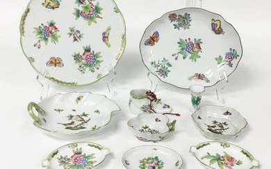 12 Pieces of Herend Porcelain