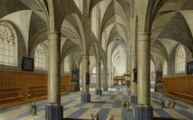 Pieter Neefs the Elder, Interior of the Sint Joriskerk in Antwerp