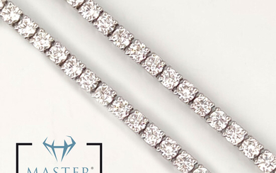 18 carati Oro bianco - Bracciale - 3.68 ct Diamanti - Masterstones n 521PT158