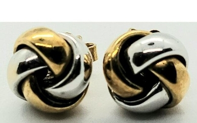 18K Gold Earrings 5.03 Grams