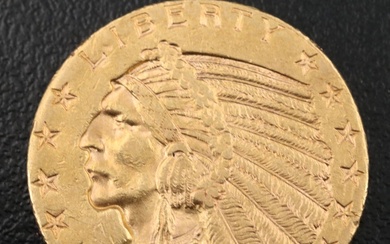 1909-D Indian Head $5 Gold Half Eagle