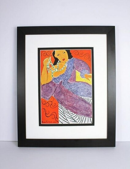 1948 Henri Matisse l'Asie (Asia) print signed