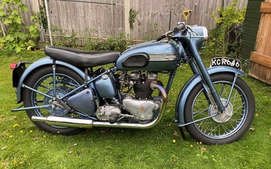 1952 Triumph Thunderbird Current ownership since 1974