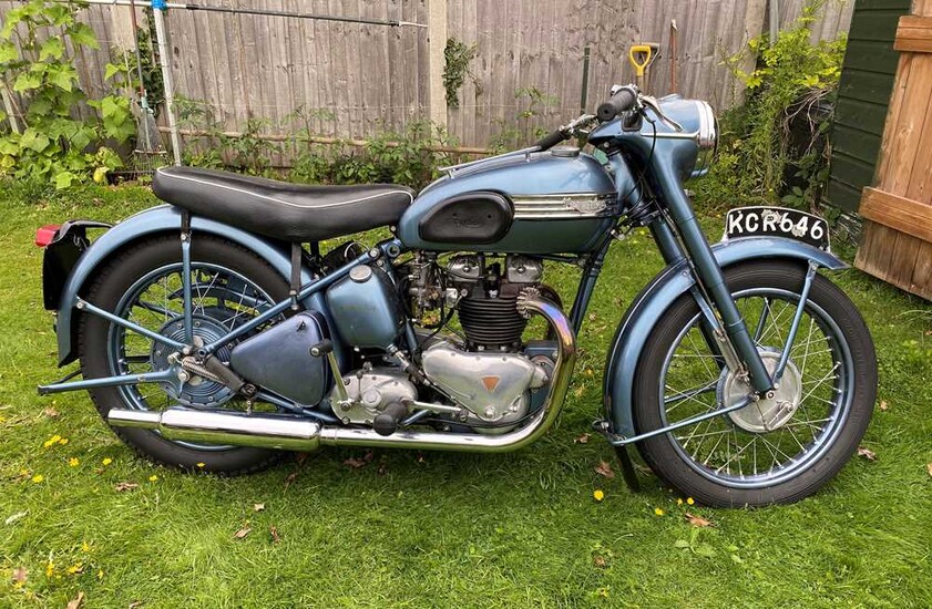 1952 Triumph Thunderbird Current ownership since 1974