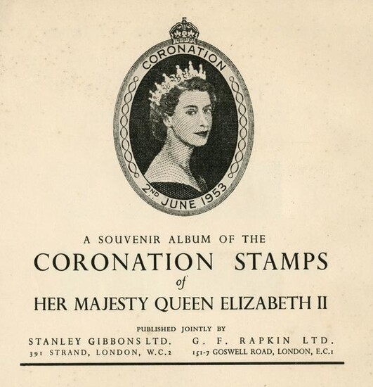 1953 QEII Coronation Stamps - Large Souvenir Album