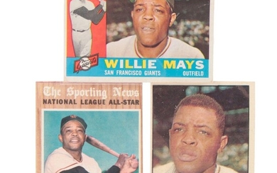 1960s Willie Mays Topps San Francisco Giants Baseball Cards