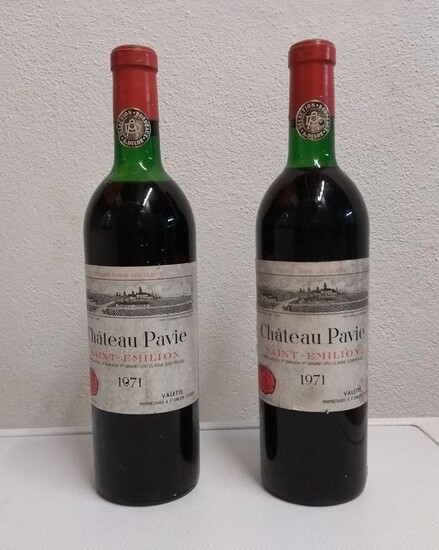1971 Chateau Pavie - Saint-Emilion Grand Cru Classé - 2 Bottles (0.75L)