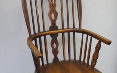 19th Century Windsor chair. Height 108 cm