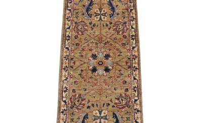 2'1 x 5'3 Hand-Knotted Afghan Persian Tabriz Carpet Runner, 2010s