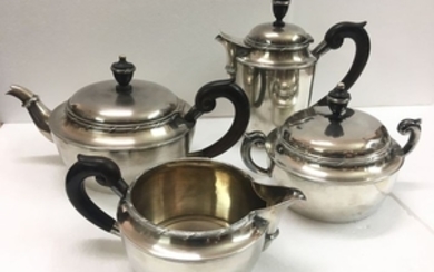 Tea service - Silver, .916 - Portugal - 1887-1938