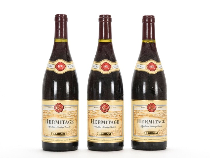 3 B HERMITAGE Rouge (1 e.l.a.) Guigal 19...