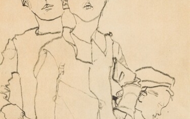 3 Boys, (19)10 Egon Schiele, (1890 - 1918)
