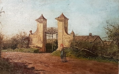 Enrico Gaeta (1840-1887) - Paesaggio