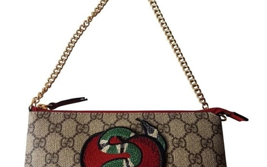 Gucci - GG Supreme Canvas King Snake new with box and dustbagPochette